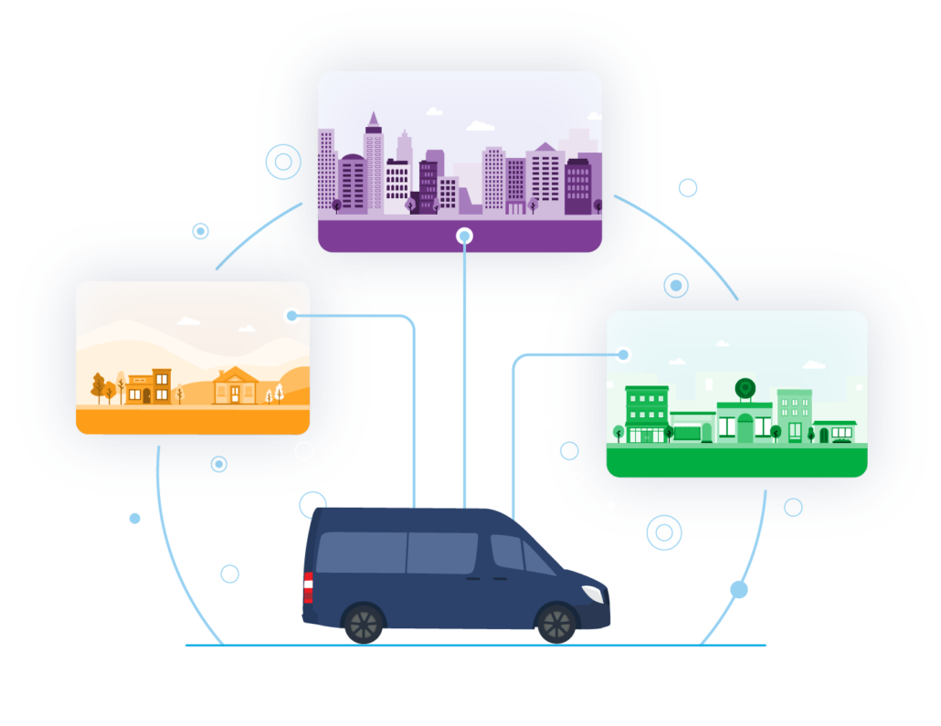 Microtransit in different geographies