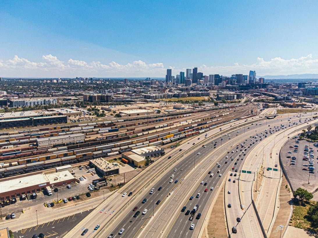 photo of Denver highway