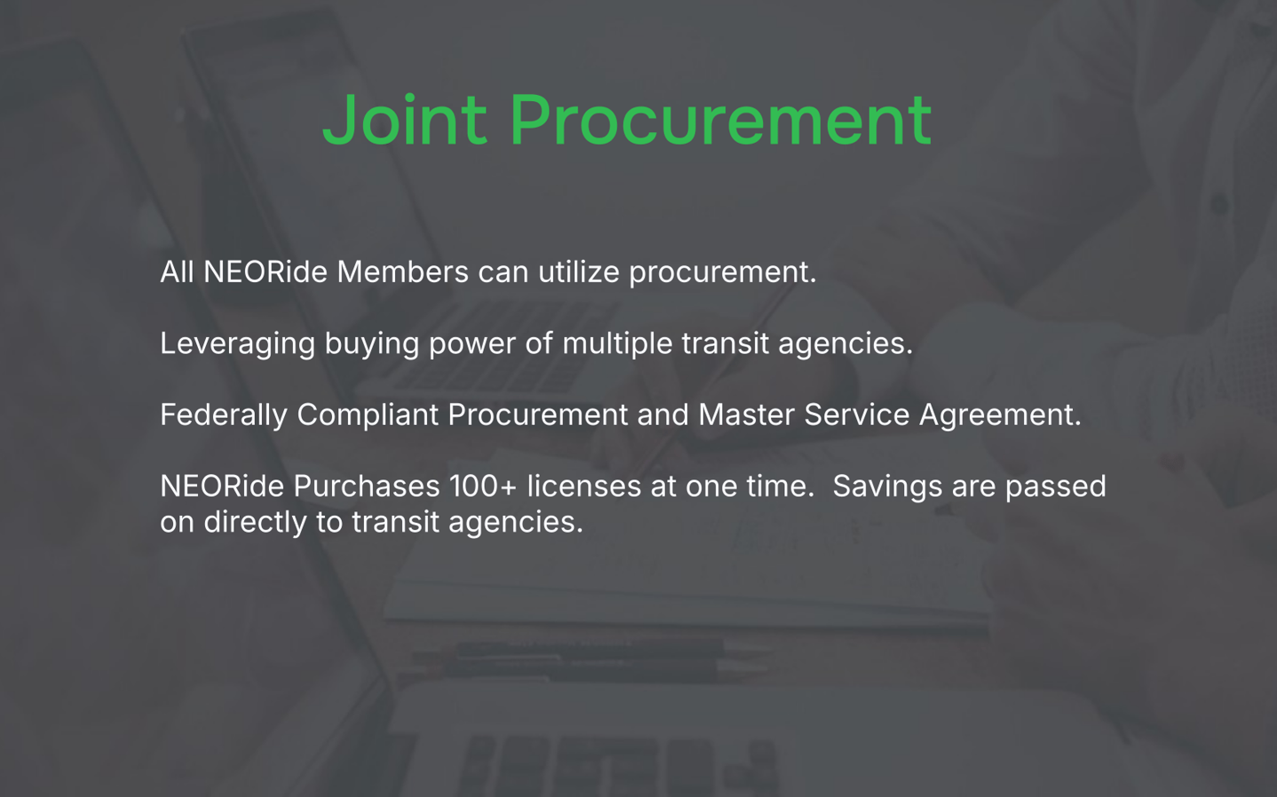 joint procurement