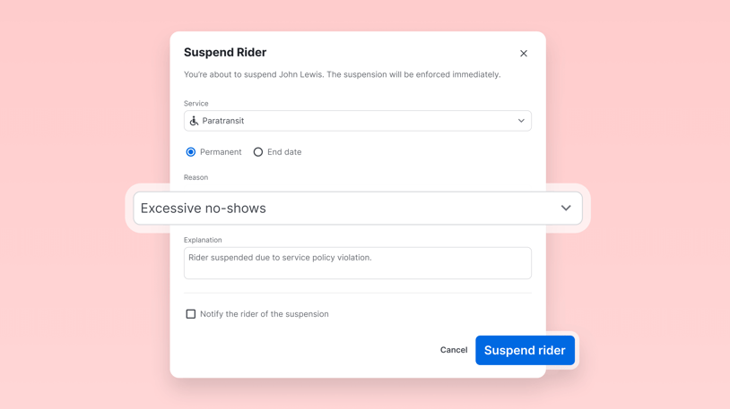 suspensions