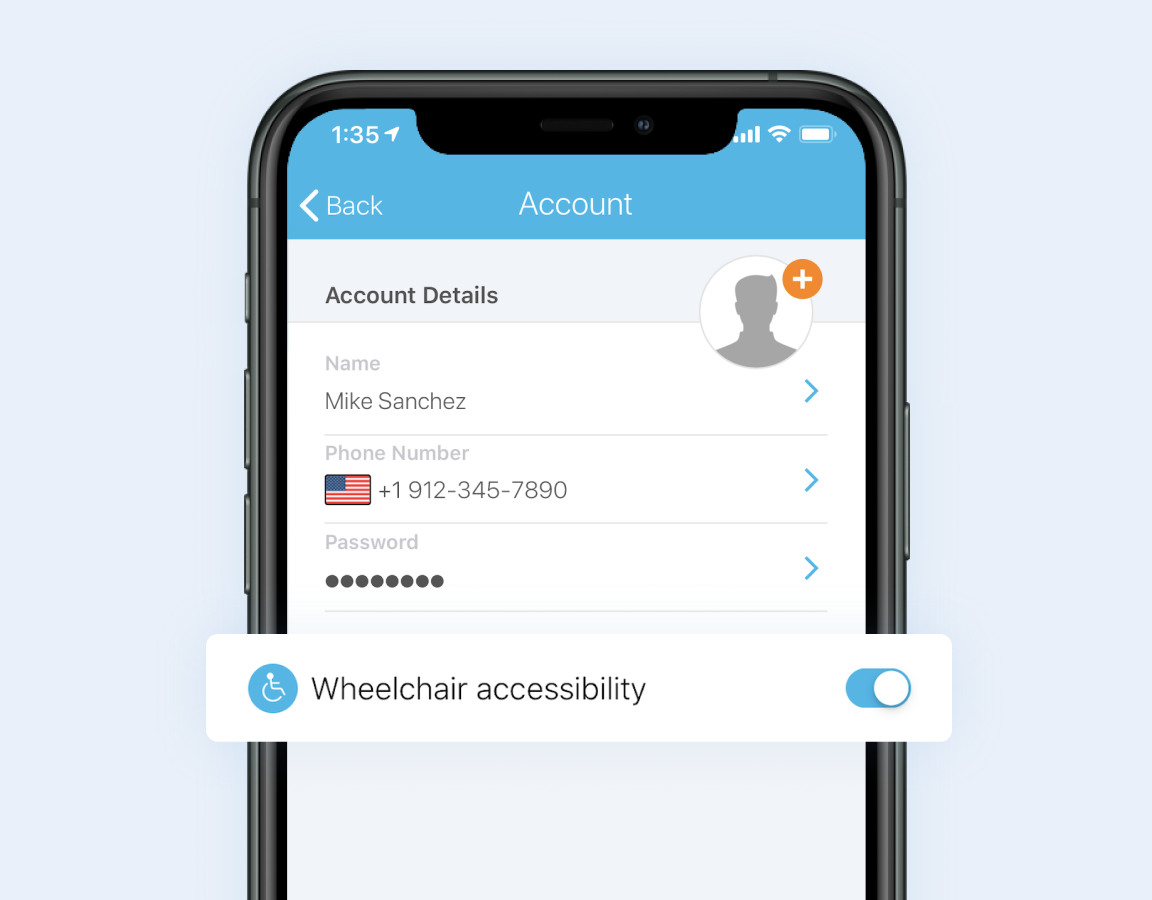 Accessibile vehicles