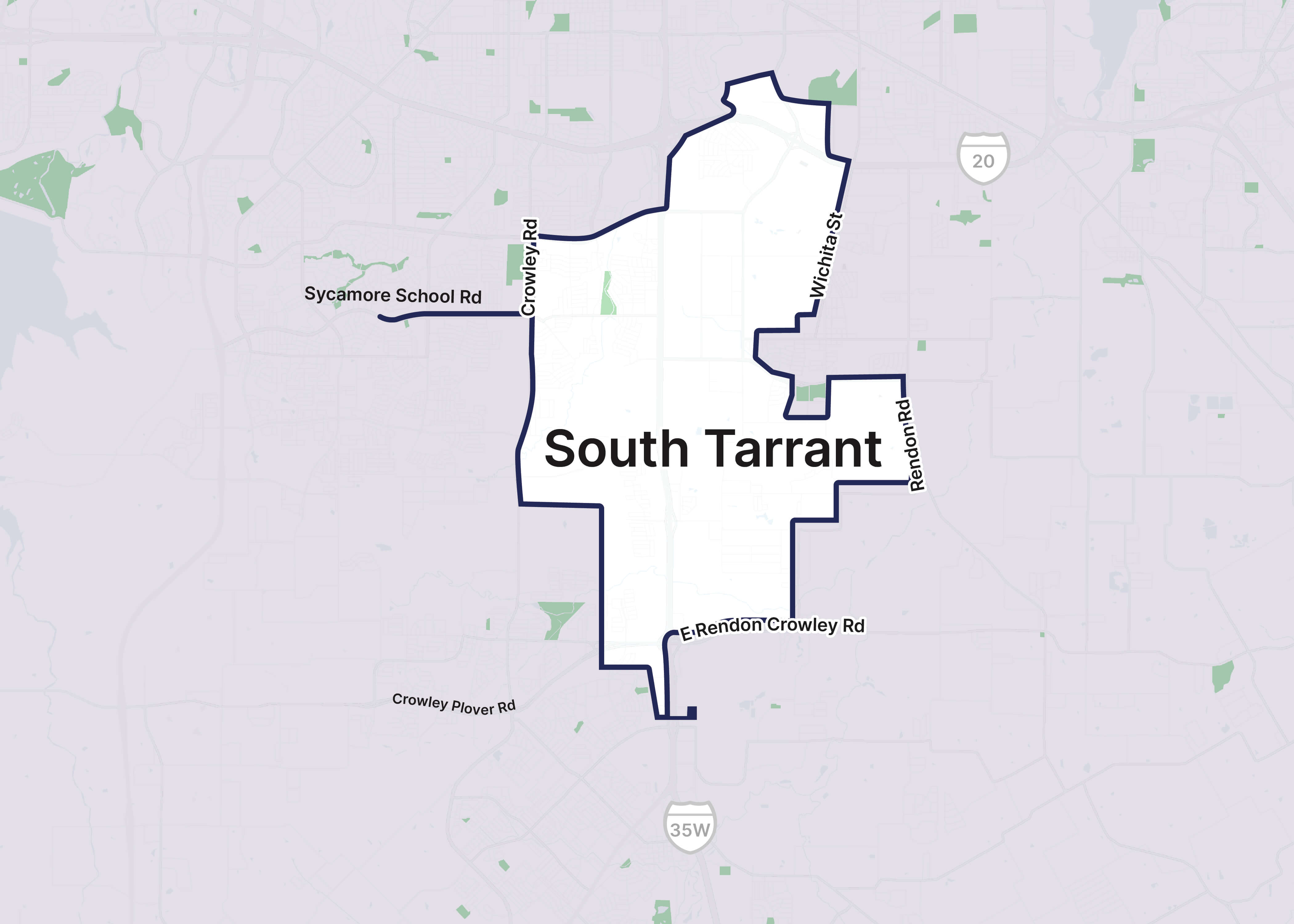 FTW - Trinity Metro_Service Zone Outlines__South Tarrant (3)