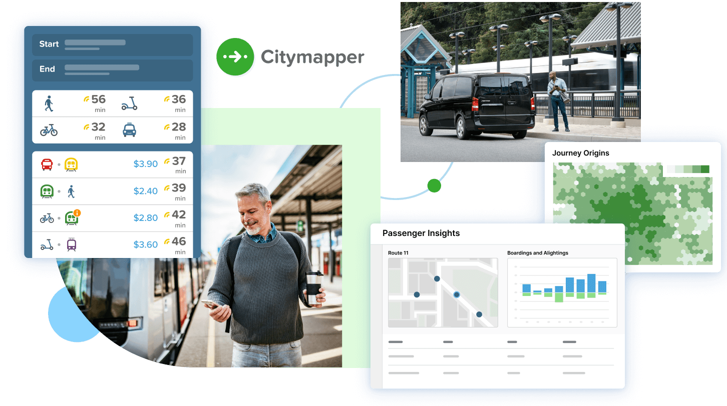 Citymapper For Cities By Via   Citymapper Collage Graphic Mobile 