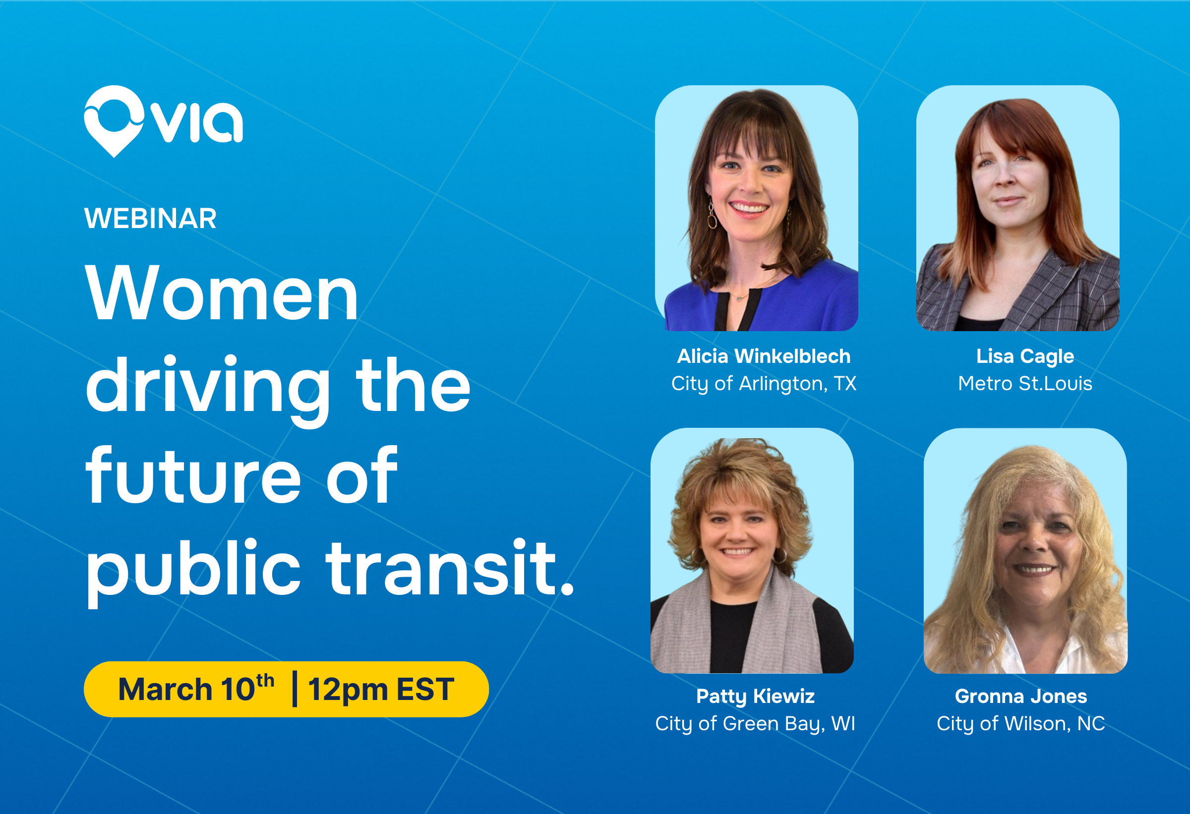 The women driving the future of transit.